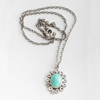 Cyprus Turquoise Cabochon Pendant.