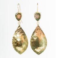 Quinn Watermelon Tourmaline Dangle Earrings