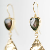 Quinn Watermelon Tourmaline Dangle Earrings