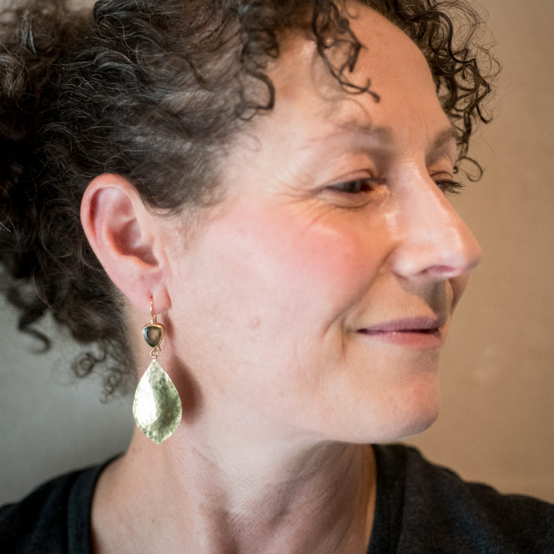 Quinn Watermelon Tourmaline Dangle Earrings