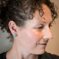 Hailey Amazonite Stud Earrings