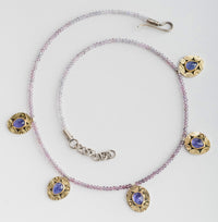 Gaios Tanzanite & Purple Spinel Strand Necklace