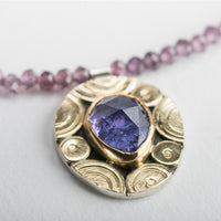 Gaios Tanzanite & Purple Spinel Strand Necklace