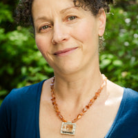 Tortuga Marcasite in Quartz & Sunstone Necklace