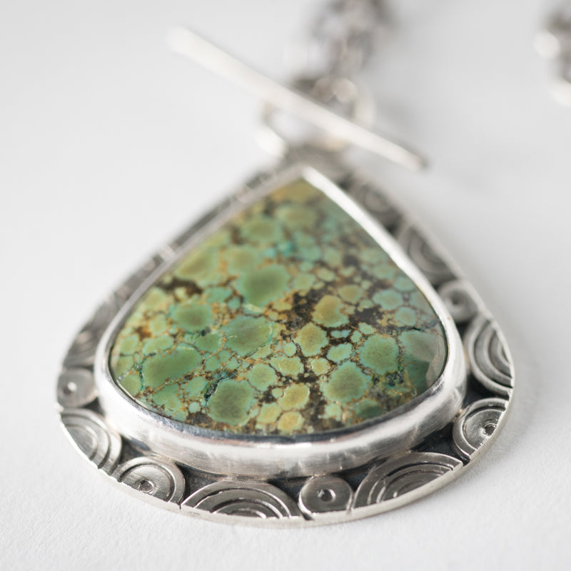 Osaka Hubei Turquoise Toggle Necklace