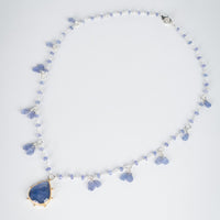 Hailey Tanzanite Pendant & Link Necklace