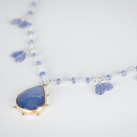 Hailey Tanzanite Pendant & Link Necklace