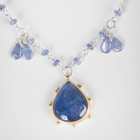 Hailey Tanzanite Pendant & Link Necklace