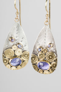 Hilo Tanzanite & Lavender Sapphire Earrings @ Jensen Stern (208)726-2363