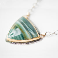 Sorento Larsonite (Petrified Wood) Pendant Necklace