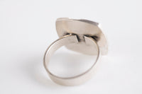 Osaka Blue Green Tourmaline Ring in 18k Gold & Silver - Size 7 1/4