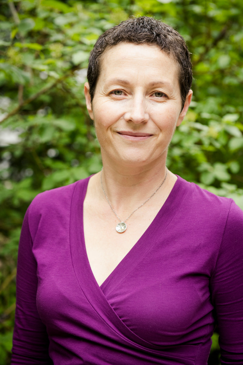 Shiomi London Blue Topaz Pendant in Silver & 18k Gold