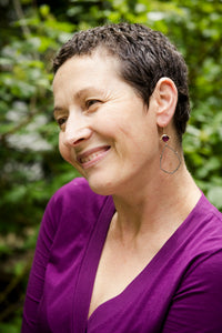 Astraea Rhodolite Garnet Earrings in 18k, 14k Gold & Silver