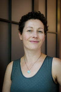 Madrid High Grade Turquoise Necklace in 18k Gold & Silver