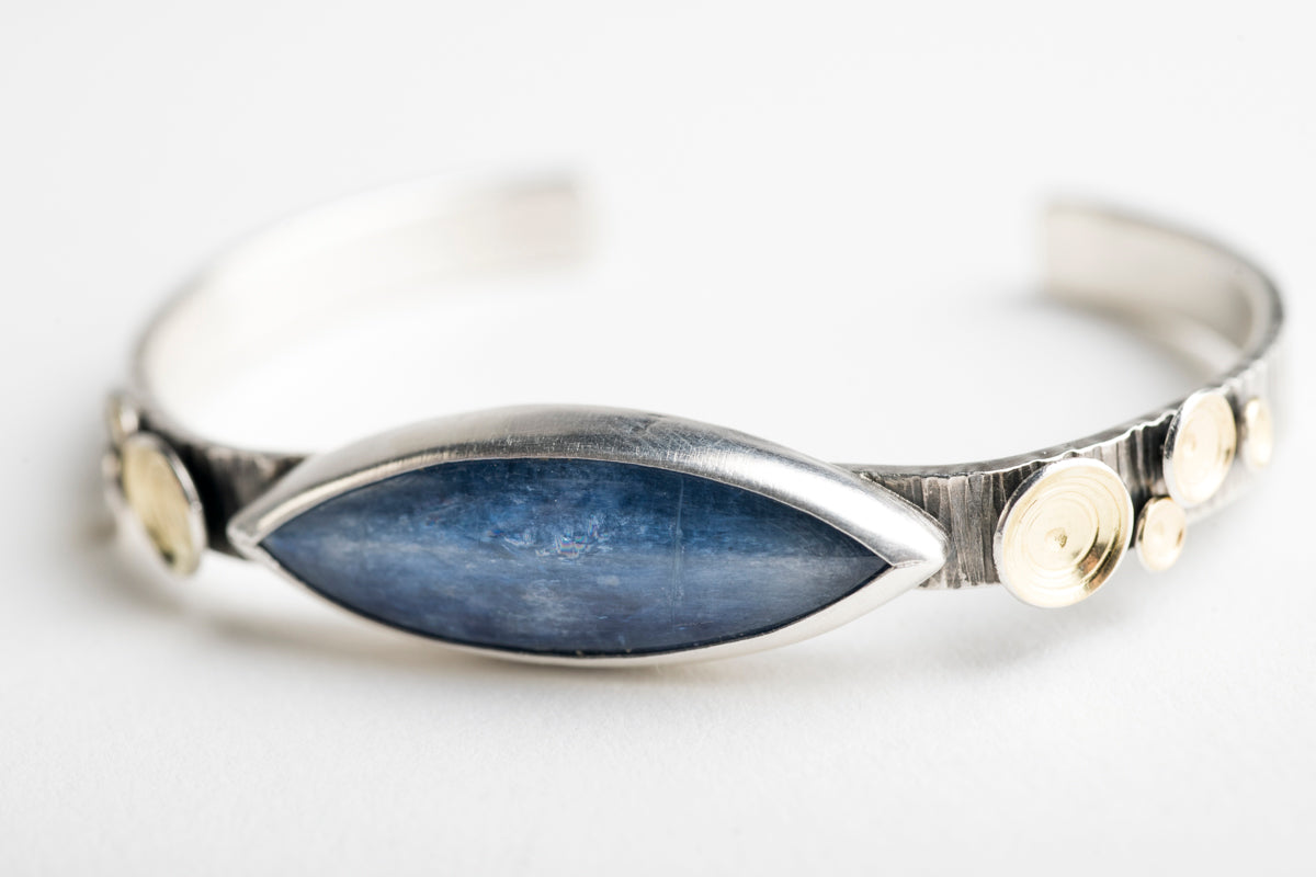 SAMPLE SALE - Kenai Kyanite Cuff Bracelet