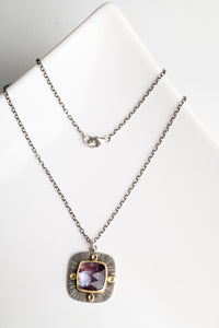 Perth Garnet Triplet Necklace, One of a Kind