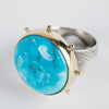 Amalfi Sierra Bella Turquoise Ring, US size 7