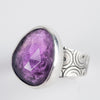 Majorca Amethyst Ring in Silver, US size 7 1/2