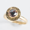 Naxos Cognac Diamond Ring in 18k Yellow Gold, US Size 7