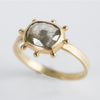 Hailey Grey Diamond Ring in 18k Gold, Size 6 1/2