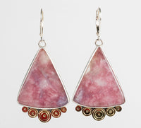 Ibiza Tourmaline in Quartz Earrings