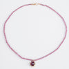 Borealis Pink Tourmaline & Rhodolite Garnet Necklace