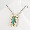 Osaka Paraiba Tourmaline Pendant in Gold on Silver