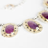 Sicily Ruby Bib Necklace