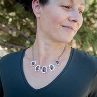 Sicily Ruby Bib Necklace