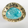 Mykonos Kingman Turquoise Ring - Size 7