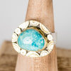 Mykonos Kingman Turquoise Ring - Size 7