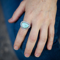 Milan Turquoise and Diamond Ring - US 7