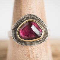 Sorento Rhodolite Garnet Ring - US size 9