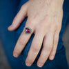 Sorento Rhodolite Garnet Ring - US size 9