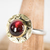 Naxos Pink Tourmaline Ring in 18k Gold & Silver - US Size 7 1/2,