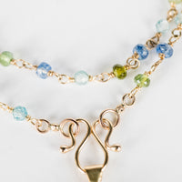 Hailey Boulder Opal Pendant Necklace in Solid Gold