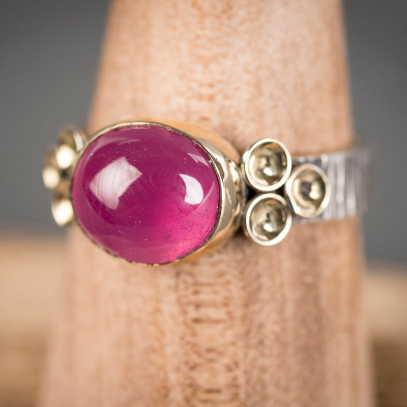 Kenai Pink Sapphire Ring - size 7