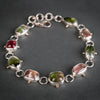 Europa Bi-colored Tourmaline Link Bracelet