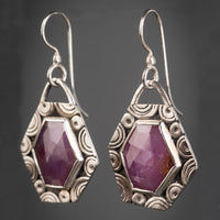 Osaka Pink Sapphire Earrings