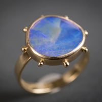 Hailey Australian Opal Ring - size 8 @ Jensen Stern (208)726-2363