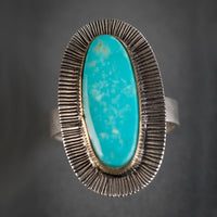 Sorento Royston Turquoise Ring - size 8 1/2