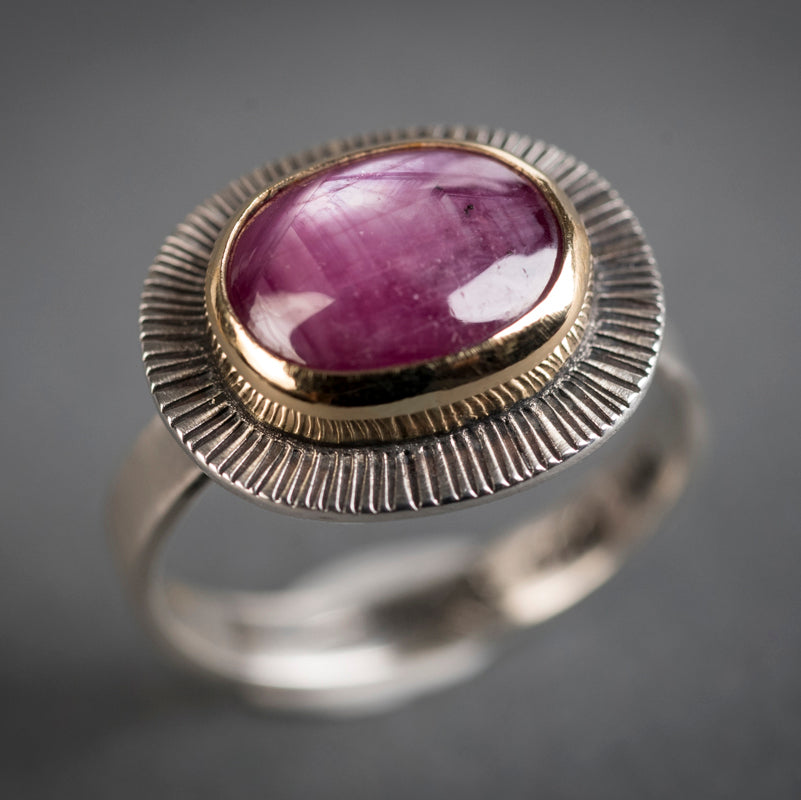 Sorento Star Ruby Ring - 7 1/2