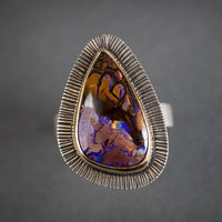 Sorento Boulder Opal Ring - size 8