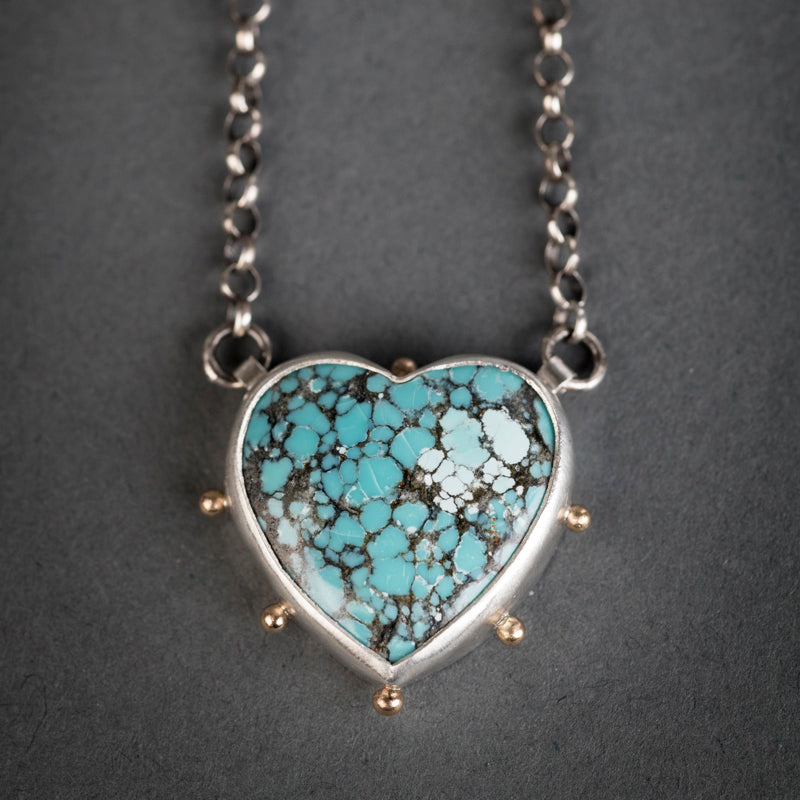 Ceres Turquoise Heart Necklace