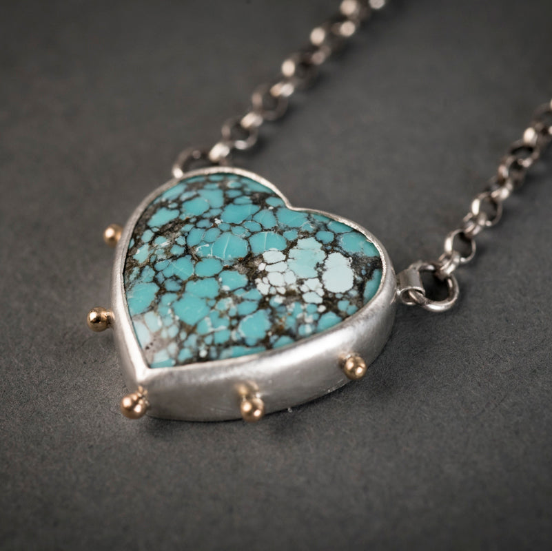 Ceres Turquoise Heart Necklace