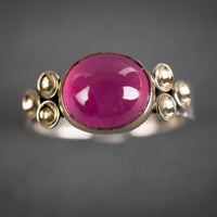 Kenai Pink Sapphire Ring - size 7