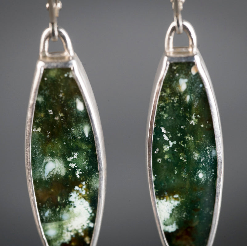 Eos Ocean Jasper & Blue Topaz Earrings