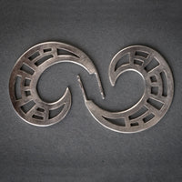 Lola Pierced Sterling Silver Hoop Earrings