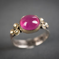 Kenai Pink Sapphire Ring - size 7