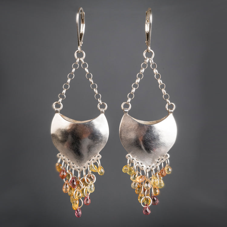 Ophelia Songea Sapphire Chandelier Earrings